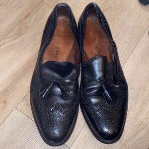Allen Edmonds Manchester black leather  tassel loafers size 13